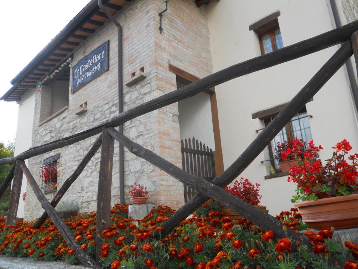 Agriturismo Le Castellare Montemonaco Exteriör bild